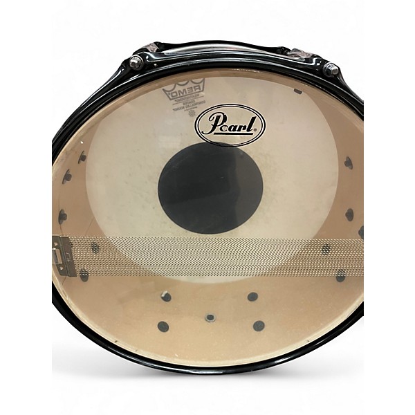 Used Pearl 5X14 SST Snare Drum Black Drum