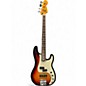Used 2023 Fender American Ultra Jazz Bass pj 3 Color Sunburst Electric Bass Guitar