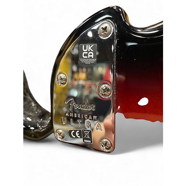 Used 2023 Fender American Ultra Jazz Bass pj 3 Color Sunburst Electric Bass Guitar