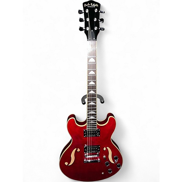 Used Carlo Robelli ES-335 Red Hollow Body Electric Guitar