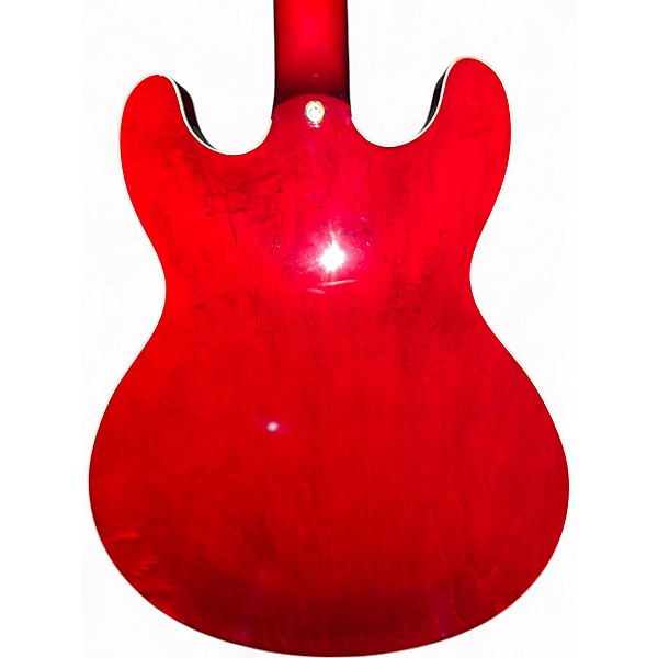 Used Carlo Robelli ES-335 Red Hollow Body Electric Guitar