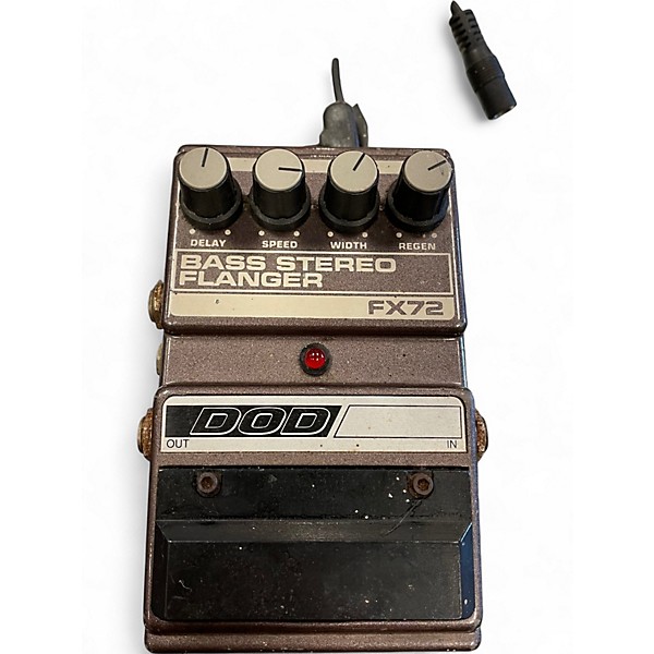 Used DOD BASS STEREO FLANGER FX72 Effect Pedal