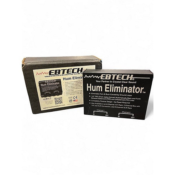 Used Ebtech HUM ELIMINATOR Feedback Suppressor