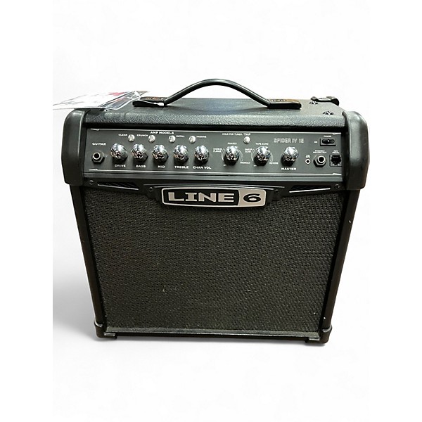 Used Line 6 Spider IV 15W 1X8 Guitar Combo Amp