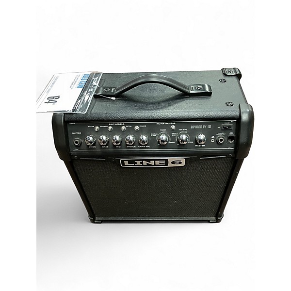 Used Line 6 Spider IV 15W 1X8 Guitar Combo Amp