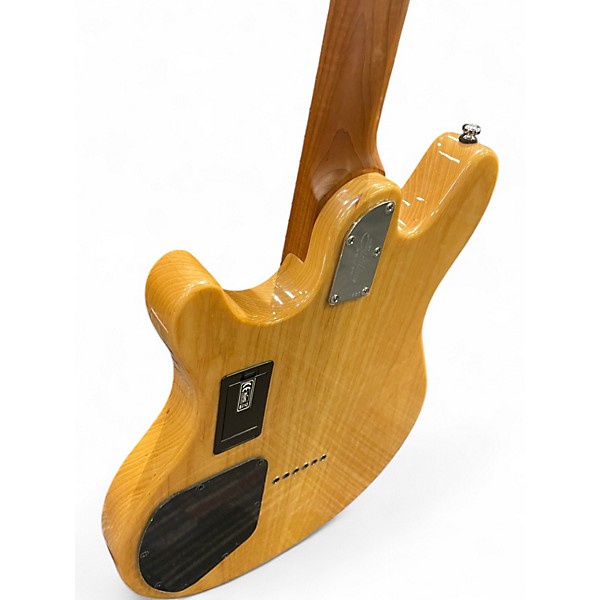 Used Sterling by Music Man VALENTINE CHAMBERED Natural Hollow Body Electric Guitar