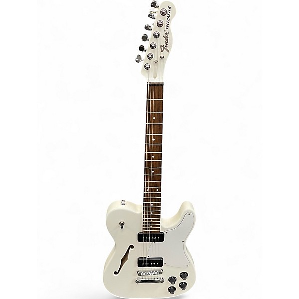 Used Fender jim adkins telecaster white Hollow Body Electric Guitar