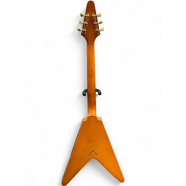 Used Epiphone 1958 Korina Flying V Natural Solid Body Electric Guitar