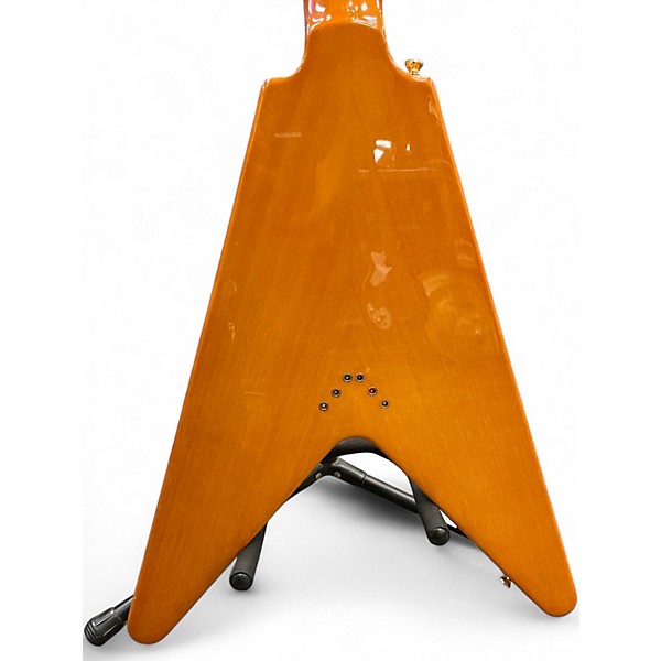 Used Epiphone 1958 Korina Flying V Natural Solid Body Electric Guitar