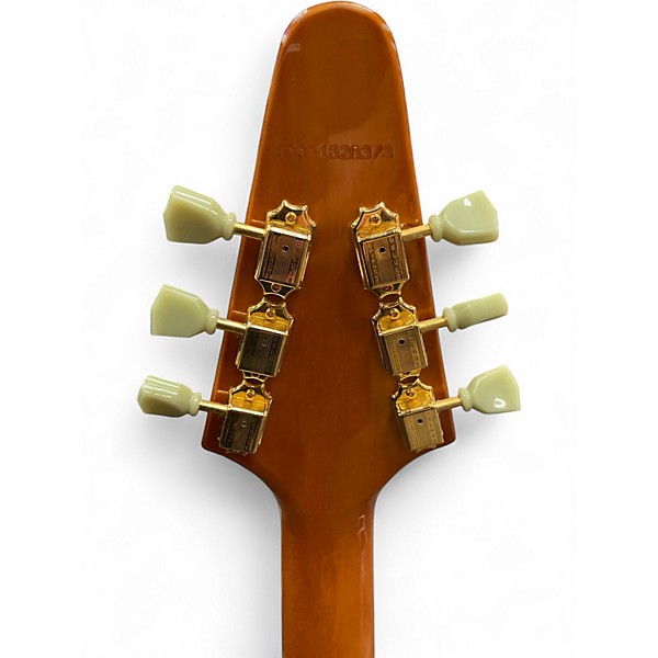 Used Epiphone 1958 Korina Flying V Natural Solid Body Electric Guitar