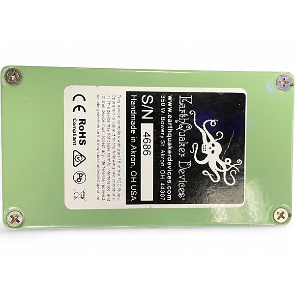Used EarthQuaker Devices Westwood Overdrive Effect Pedal