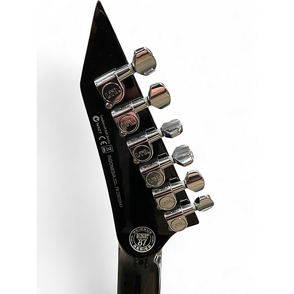 Used ESP LTD M-1 CUSTOM 1987 Black Solid Body Electric Guitar