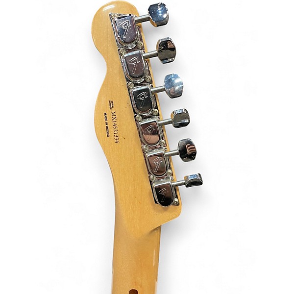 Used Fender Deluxe Thinline Telecaster Mint Green Hollow Body Electric Guitar