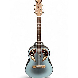 Used Ovation Adamas 1687GT Reverse Blue Burst Acoustic Electric Guitar