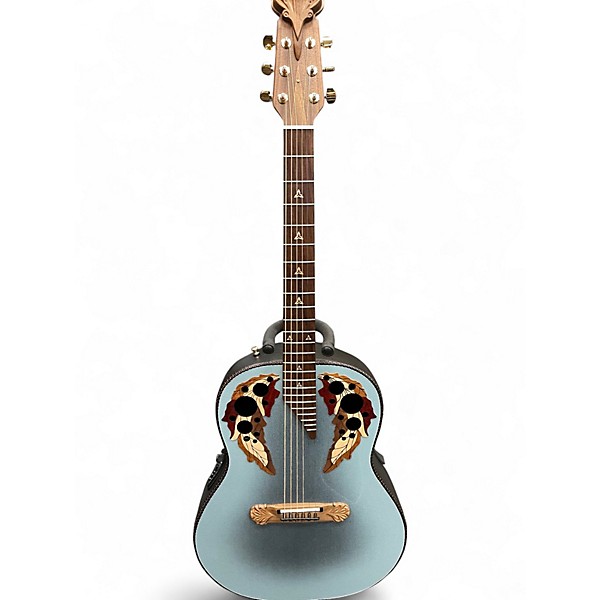 Used Ovation Adamas 1687GT Reverse Blue Burst Acoustic Electric Guitar