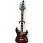 Used Schecter Guitar Research C1+ Diamond Series Burgundy Solid Body Electric Guitar thumbnail