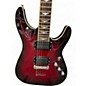 Used Schecter Guitar Research C1+ Diamond Series Burgundy Solid Body Electric Guitar