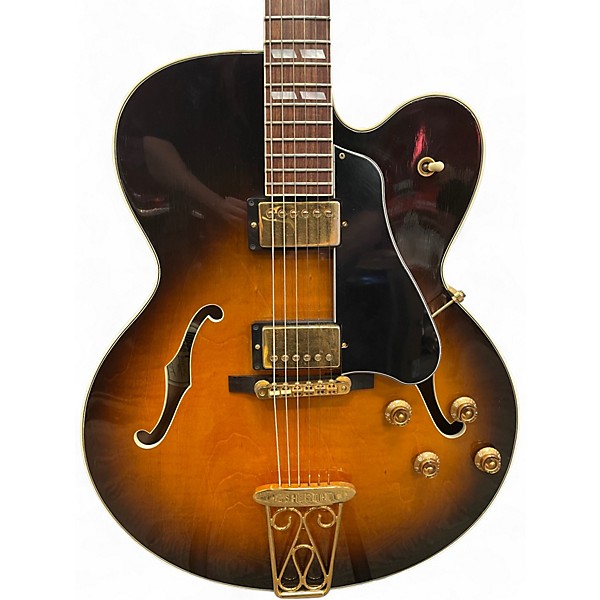 Vintage 1992 Gibson ES-350T Tobacco Sunburst Hollow Body Electric Guitar