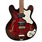 Vintage 1960s Mosrite CELEBRITY Crimson Red Burst Hollow Body Electric Guitar