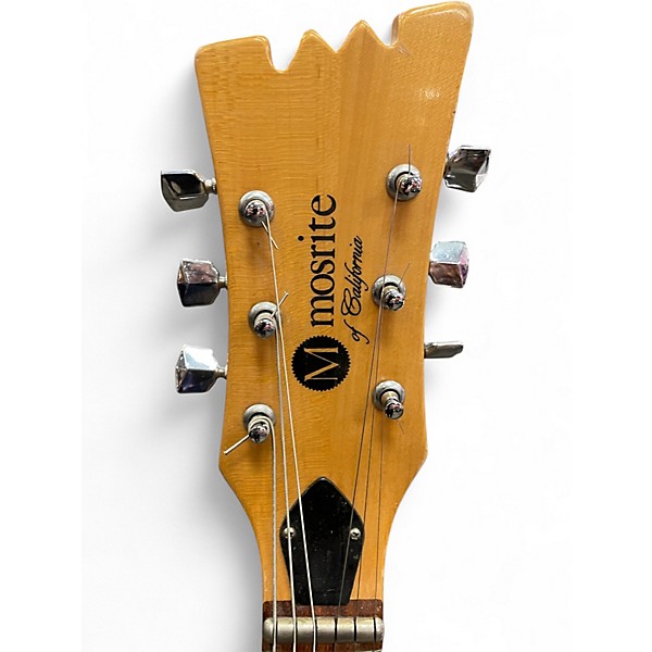 Vintage 1960s Mosrite CELEBRITY Crimson Red Burst Hollow Body Electric Guitar