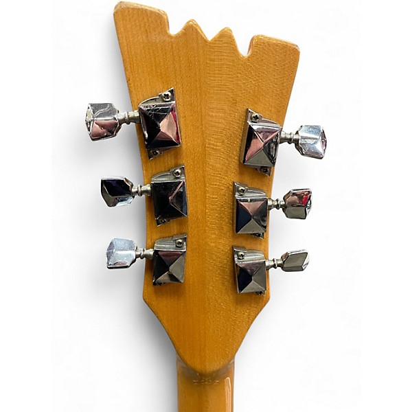 Vintage 1960s Mosrite CELEBRITY Crimson Red Burst Hollow Body Electric Guitar