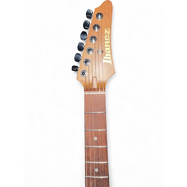 Used Ibanez AZ24S1F-TKS Transparent Black Sunburst Solid Body Electric Guitar