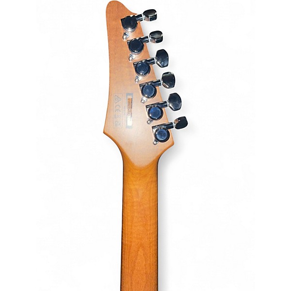 Used Ibanez AZ24S1F-TKS Transparent Black Sunburst Solid Body Electric Guitar