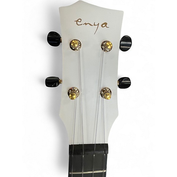 Used Enya Novo U Pro Acoustic Plus Tenor White Ukulele