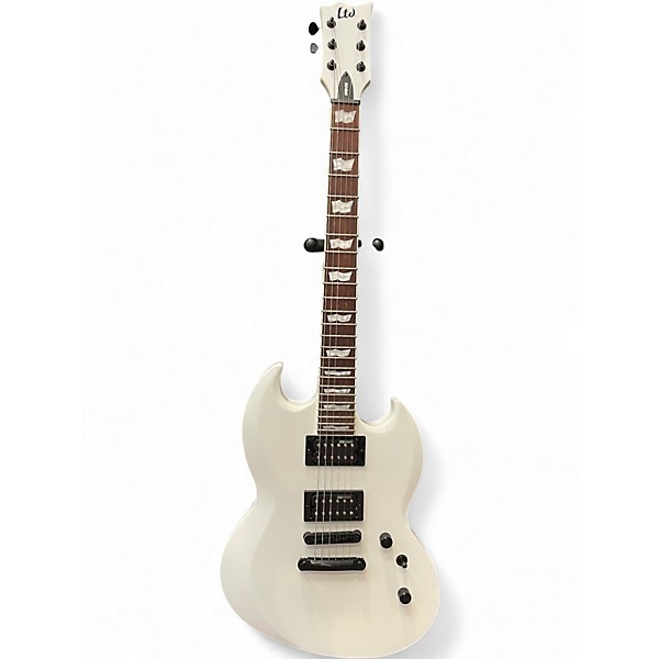 Used ESP LTD Viper 256 White Solid Body Electric Guitar