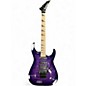 Used Jackson JS34Q Dinky Transparent Purple Solid Body Electric Guitar thumbnail