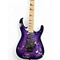 Used Jackson JS34Q Dinky Transparent Purple Solid Body Electric Guitar