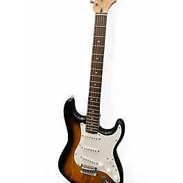 Used Squier Standard Stratocaster 2 Tone Sunburst Solid Body Electric Guitar