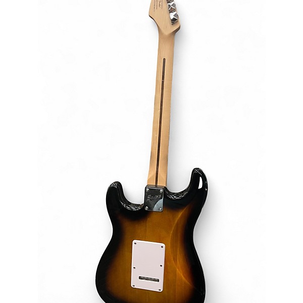 Used Squier Standard Stratocaster 2 Tone Sunburst Solid Body Electric Guitar