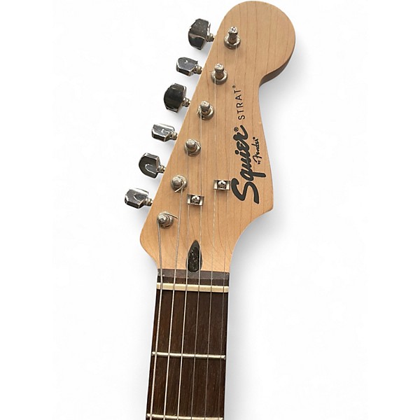 Used Squier Standard Stratocaster 2 Tone Sunburst Solid Body Electric Guitar