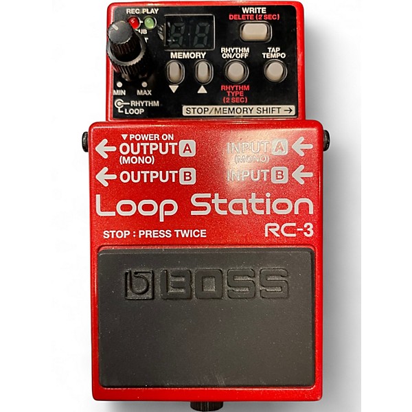 Used BOSS RC3 Loop Station Pedal