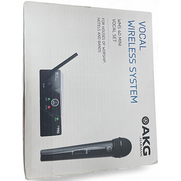 Used AKG WMS40 Mini Vocal Handheld Wireless System