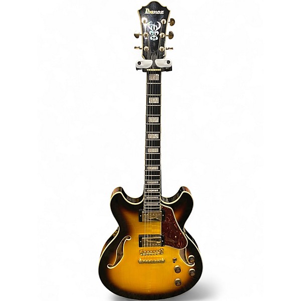 Used Ibanez AS93FM 3 Tone Sunburst Hollow Body Electric Guitar