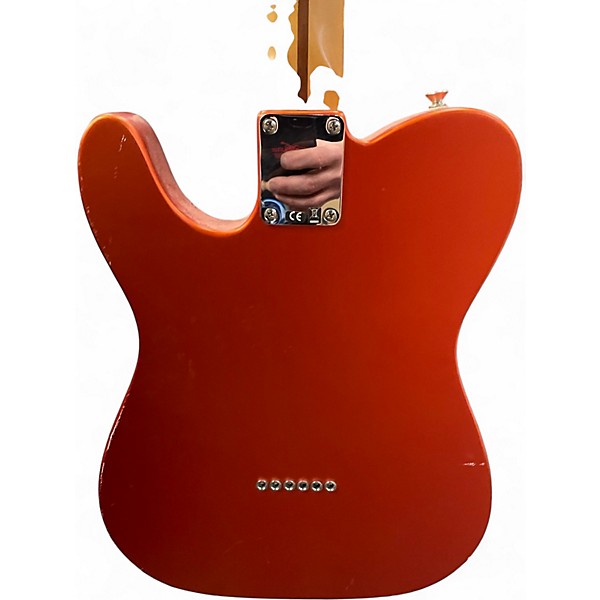 Used Fender Player Telecaster Metallic Orange Solid Body Electric Guitar