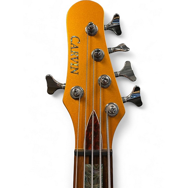 Used Carvin JB5 Metallic Orange Electric Bass Guitar