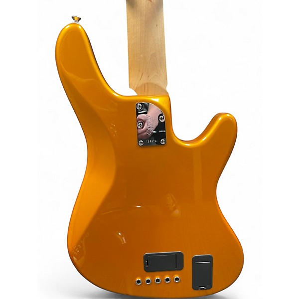 Used Carvin JB5 Metallic Orange Electric Bass Guitar