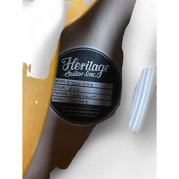 Used Heritage Standard Collection H-575 Hollow  Natural Hollow Body Electric Guitar