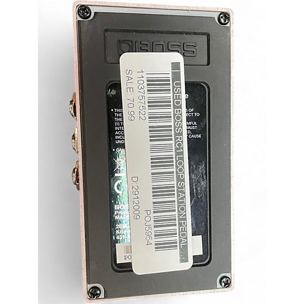 Used BOSS RC1 Loop Station Pedal