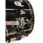 Used DW 14X6.5 Collector's Series Maple Snare GLOSS BLACK 333 Drum thumbnail