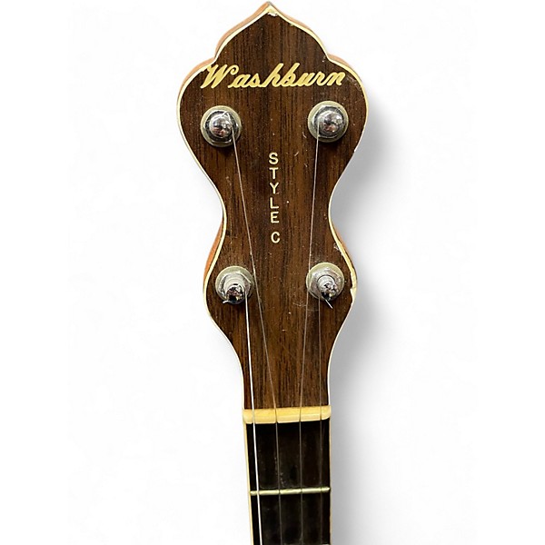 Used Washburn Style C Natural Banjo