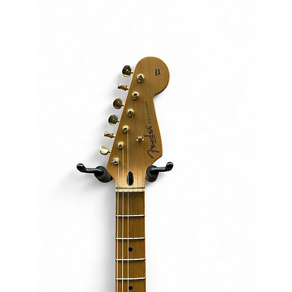 Used 1998 Fender DELUXE SUPER STRAT HONEY BLONDE Solid Body Electric Guitar