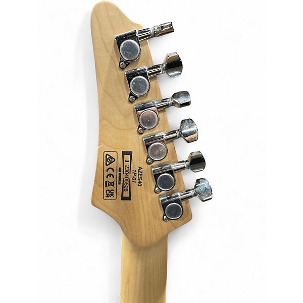 Used Ibanez AZES40 Black Solid Body Electric Guitar