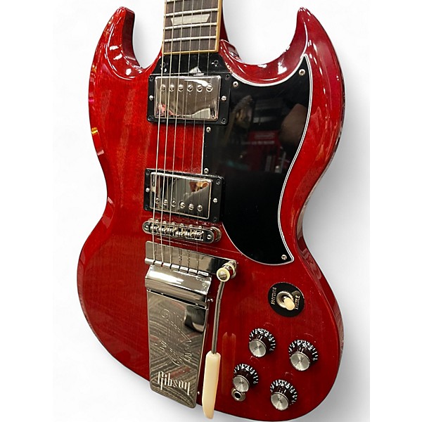 Used Gibson SG STANDARD '61 MAESTRO CHERRY Solid Body Electric Guitar