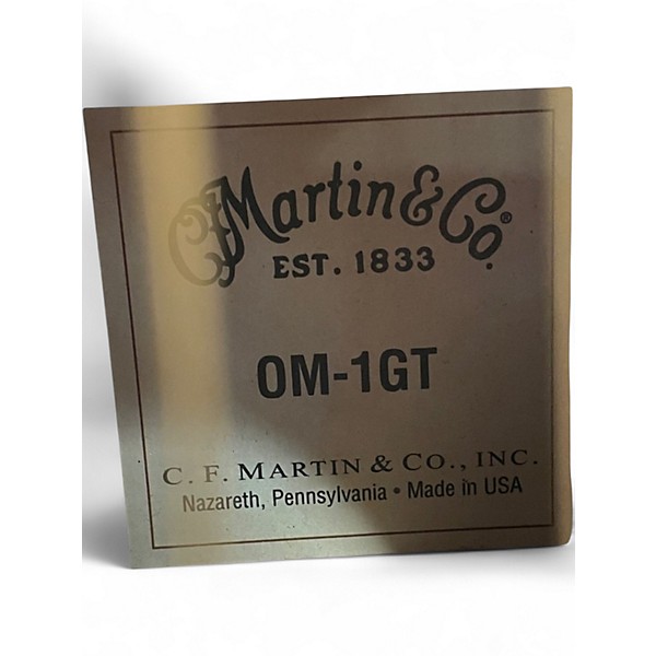 Used Martin OM1GT Natural Acoustic Guitar