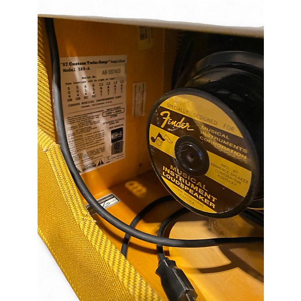 Used Fender 57 Custom Twin 40W 2x12 Tube Guitar Combo Amp