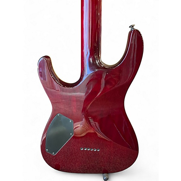 Used ESP LTD MH1000 Deluxe Black Cherry Solid Body Electric Guitar